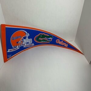 2006 Florida Gators NCAA National Football Champions Felt Pennant Made In USA